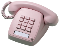 vintage-pink-telephone-assortment